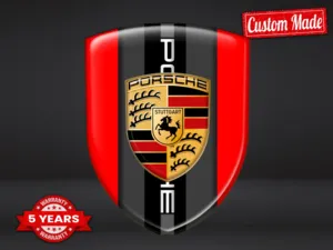 Porsche Impression Autocollants Qualité Robuste Moderne